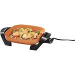 Starfrit Eco Copper Electric Skillet, 144 sq. in. Nonstick Ceramic Coating, 1200W thumbnail 4
