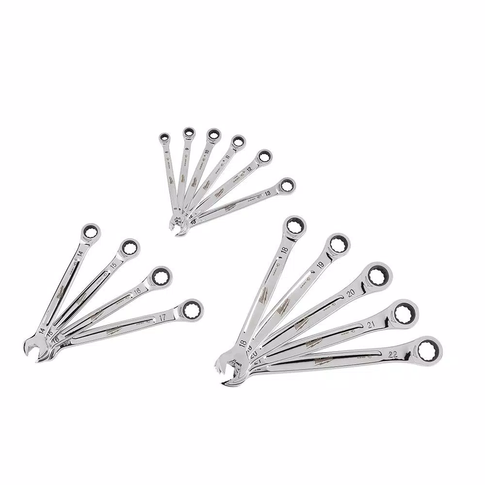 Milwaukee 21-Piece SAE Ratcheting Combination Wrench and Screwdriver Tool Set