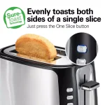 Hamilton Beach Sure-Toast 2-Slice Stainless Steel Wide Slot Toaster, 800W thumbnail 3