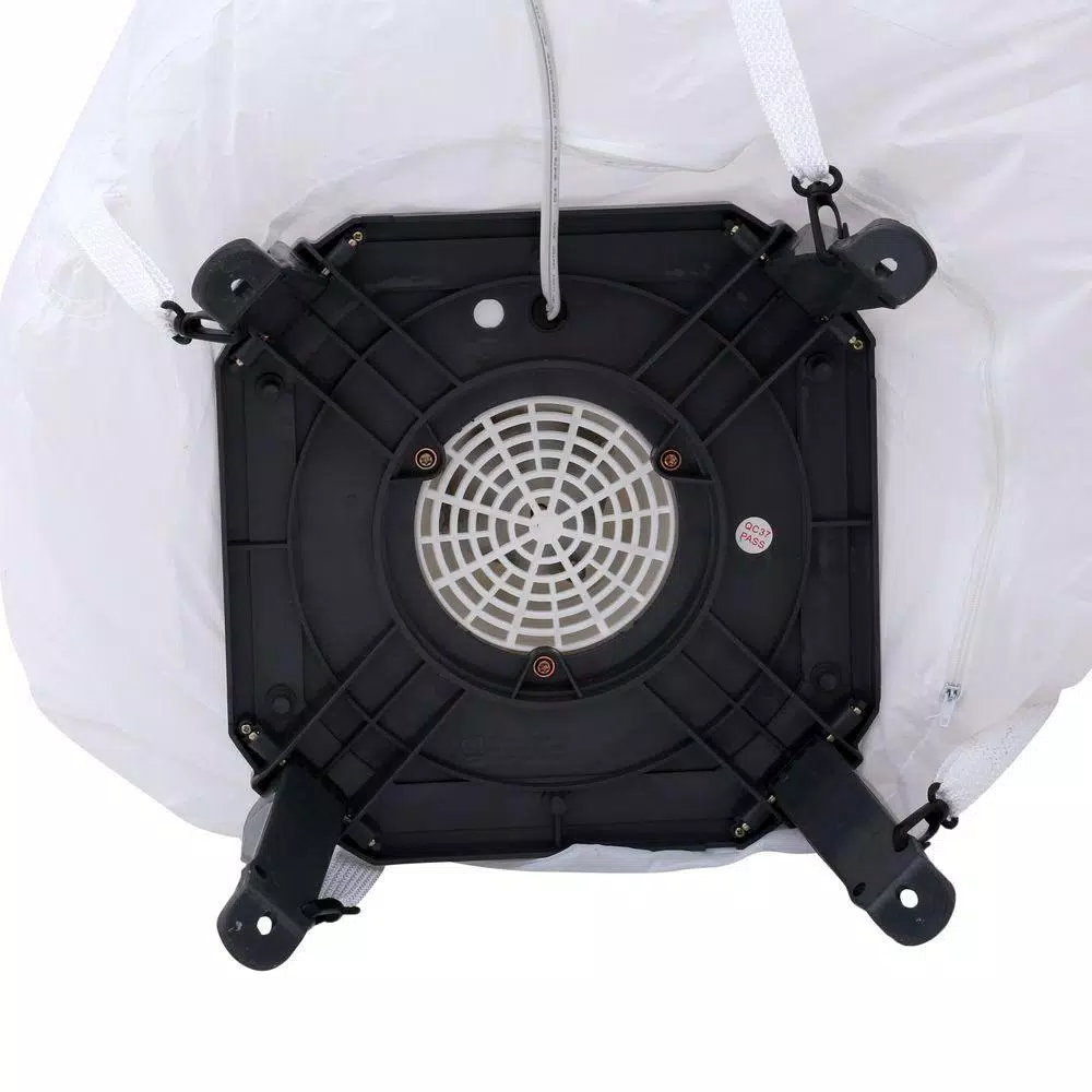 Gemmy 9 ft. Inflatable St. Bernard Christmas Yard Decoration with White Lights