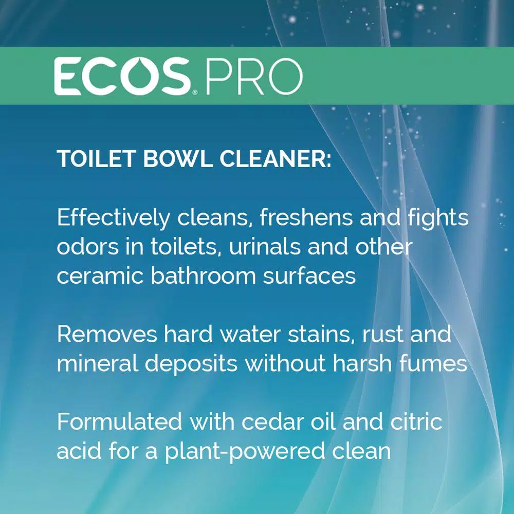 ECOS Pro Toilet Cleaner, 128 oz. - Plant-Based Hard Water Stain Remover