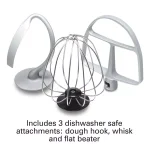 Hamilton Beach 4 Qt. 7-Speed Stand Mixer with Stainless Steel Bowl, Black thumbnail 7