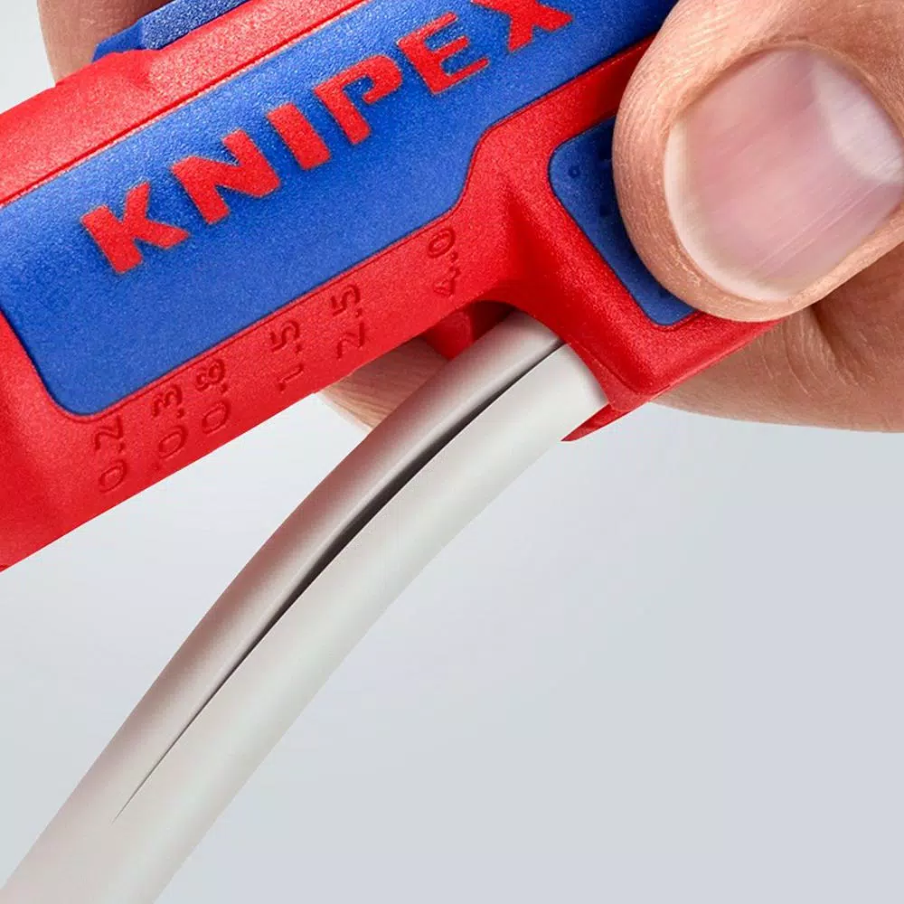 KNIPEX ErgoStrip Universal Wire Stripper, Cutter and Dismantling Tool for Metric Wires