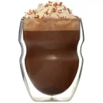 Ozeri Serafino Double Wall 8 oz. Borosilicate Glass Beverage & Coffee Glasses - Set of 4 thumbnail 2