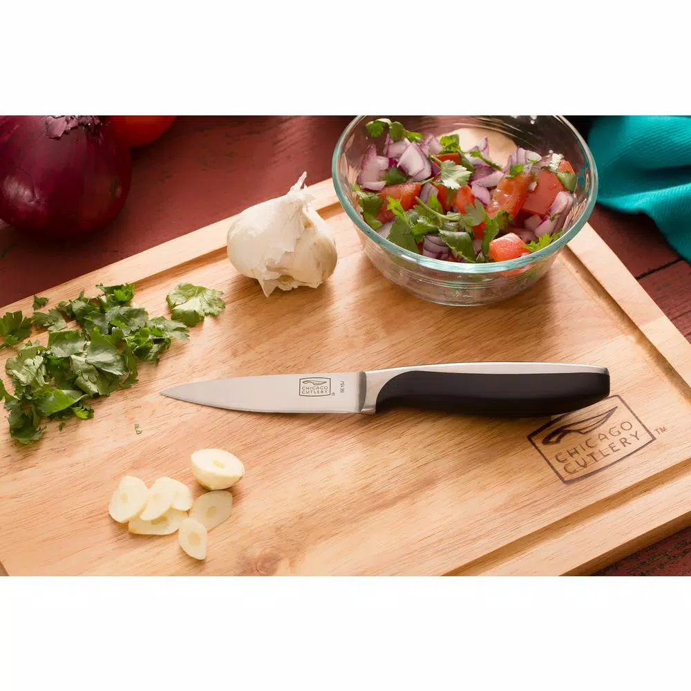 Chicago Cutlery Avondale 16-Piece German Stainless Steel Knife Set with Wood Block