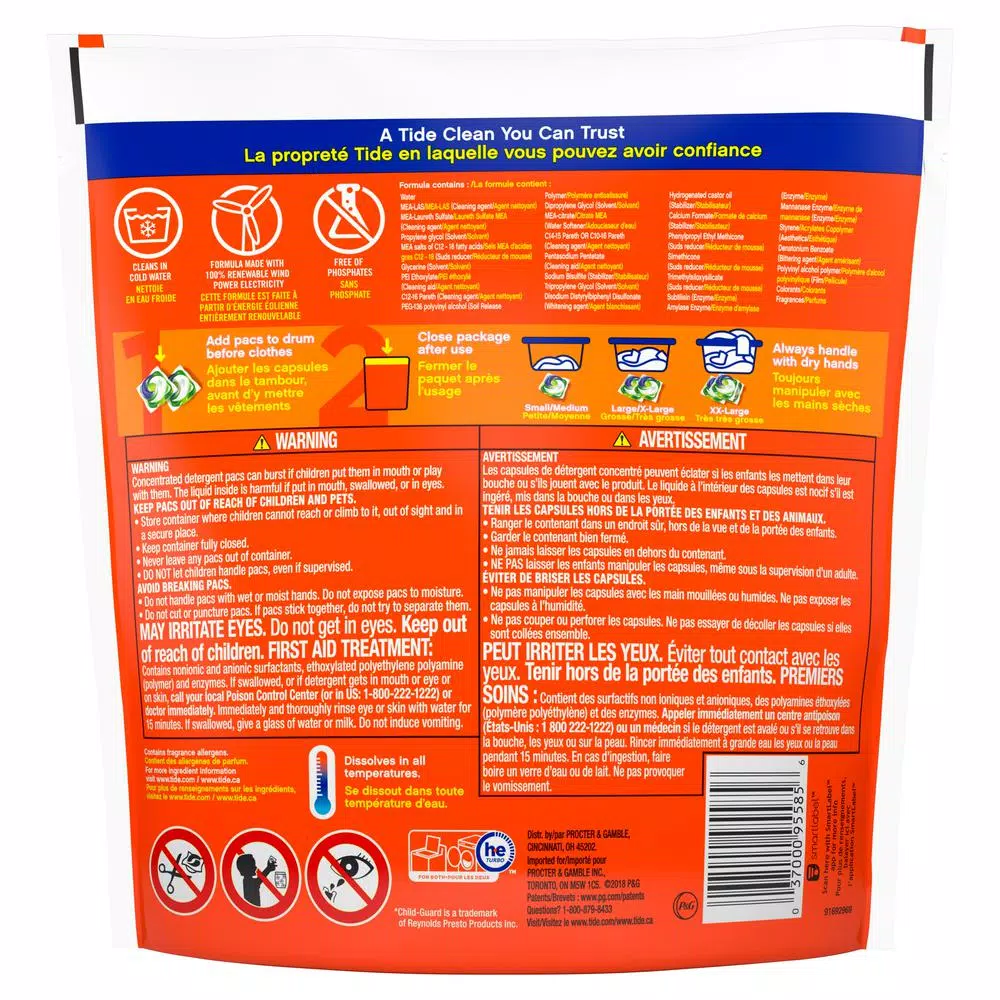 Tide PODS Original Scent Laundry Detergent Pacs, 20-Count (6-Pack)