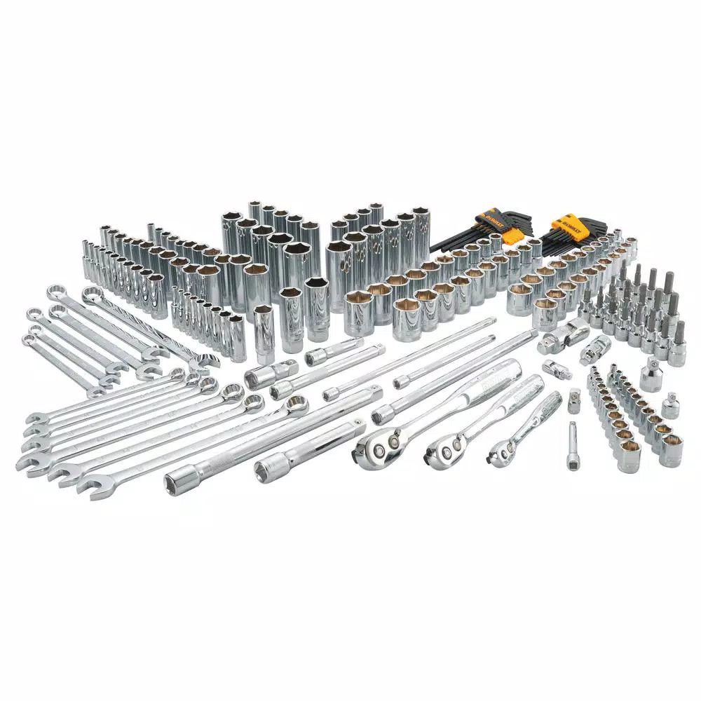 DEWALT 217-Piece Mechanics Tool Set with Bonus Pliers and Screwdriver Set
