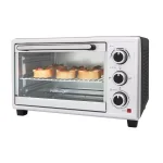PREMIUM 1440W 6-Slice Silver Toaster Oven with 0.6 cu. ft. Capacity and Automatic Shut-Off thumbnail 1
