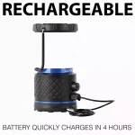 LUXPRO 940 Lumen Dual Power Rechargeable LED Lantern with Power Bank and 360-Degree Diffused Light thumbnail 2