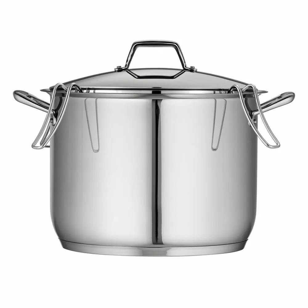 Tramontina Gourmet Prima 16 Qt. Stainless Steel Stock Pot Set with Lid and 4-Piece Pasta Inserts