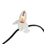 Northlight Halloween Pumpkin and Ghost Flickering Light Luminary Pathway Markers, Set of 3 thumbnail 2