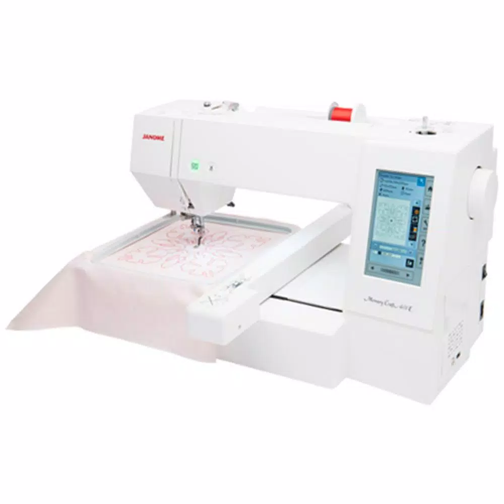 Janome Memory Craft 400e Embroidery Machine with 160 Built-in Designs