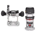 Porter-Cable 1-1/4 HP Compact Router with Plunge Base and Dust Bag thumbnail 1