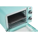 Americana Collection Retro 12.7 L 4-Slice Toaster Oven, Blue thumbnail 4