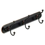 Delta Porter Triple Towel Hook, Oil Rubbed Bronze thumbnail 1