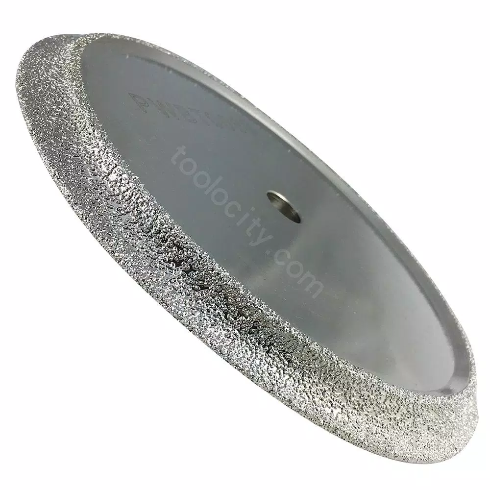 Monster 6 in. Brazed Diamond Profile Wheel for Tile, 3/8 in. Radius, 5/8 in. Arbor