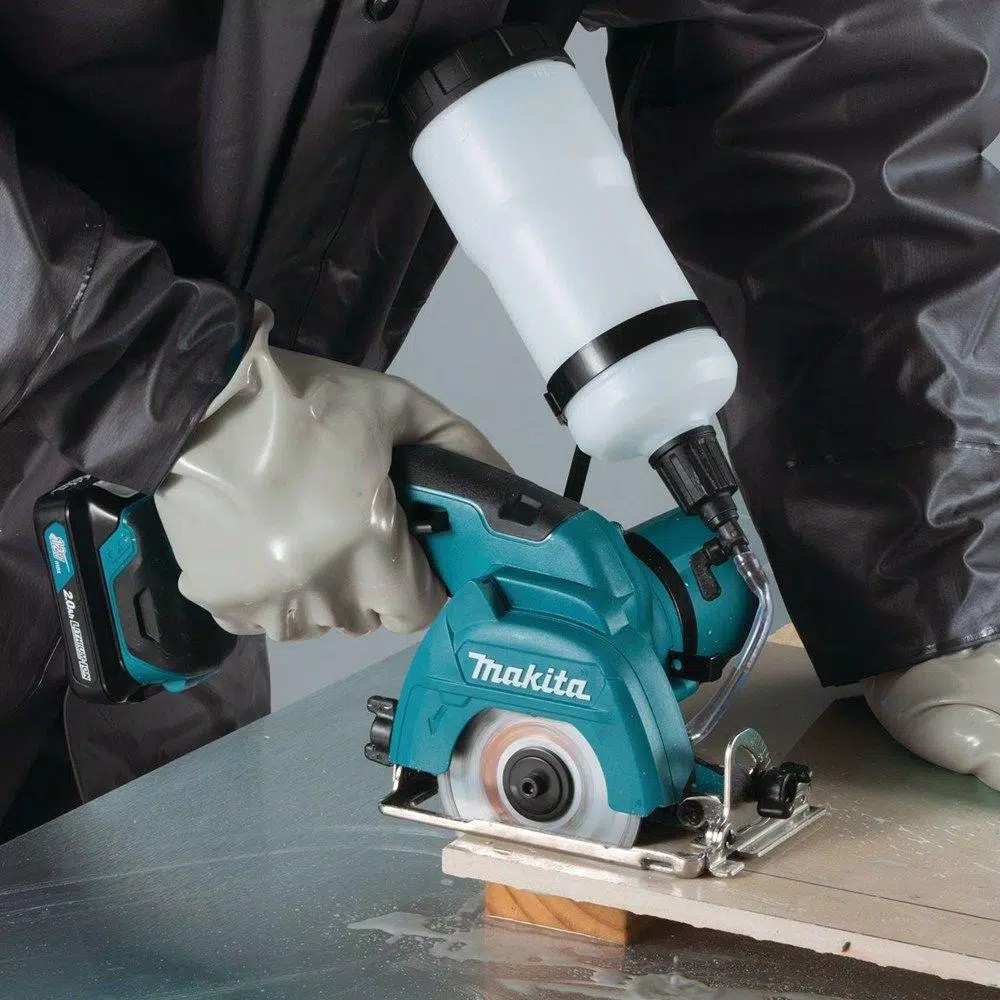 Makita 12V MAX CXT Cordless 3-3/8 in. Tile and Glass Saw Kit