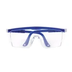 Sun Joe Protective Safety Glasses with Adjustable Frame and Clear Polycarbonate Lenses, Blue thumbnail 3