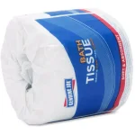 Genuine Joe White 2-Ply Recycled Fiber Bath Tissue, 96 Rolls per Carton (500 Sheets per Roll) thumbnail 2