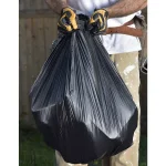 HDX 50 Gallon Extra Large Black Trash Bags, 1.1 Mil Thick, 100 Count thumbnail 4