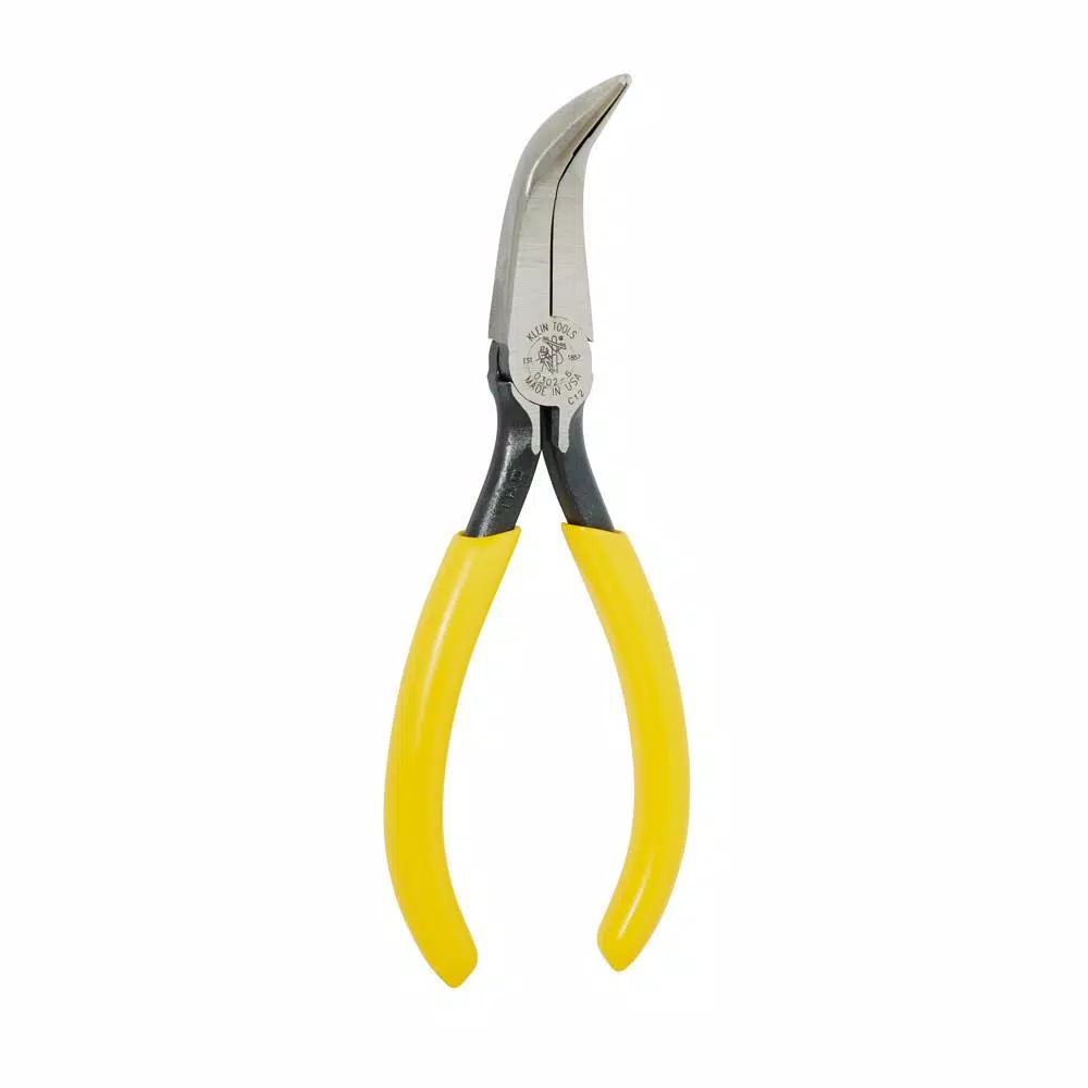 Klein Tools 6-3/8 in. Curved Long Nose Pliers