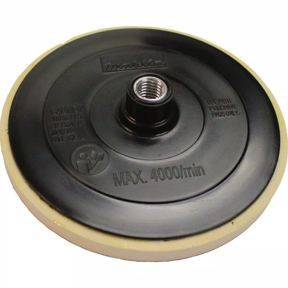 Makita 7 in. Hook and Loop Backing Pad with 5/8-11 UNC Arbor