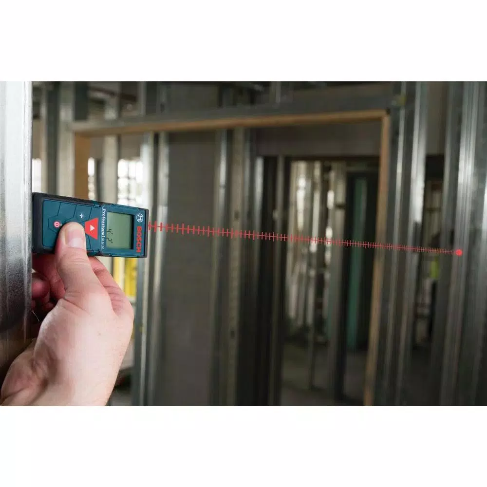Bosch BLAZE 100 ft. Laser Distance Measurer, Digital Range Meter with Area and Volume Calculation