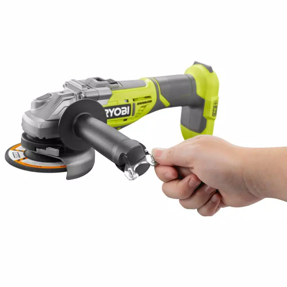 RYOBI 18V ONE+ Brushless 4-1/2 in. Cordless Angle Grinder/Cut-Off Tool (Tool Only)