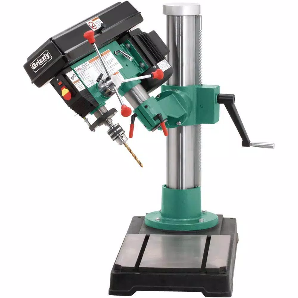Grizzly Industrial Radial Drill Press with 45 in. Swing and 1HP Motor