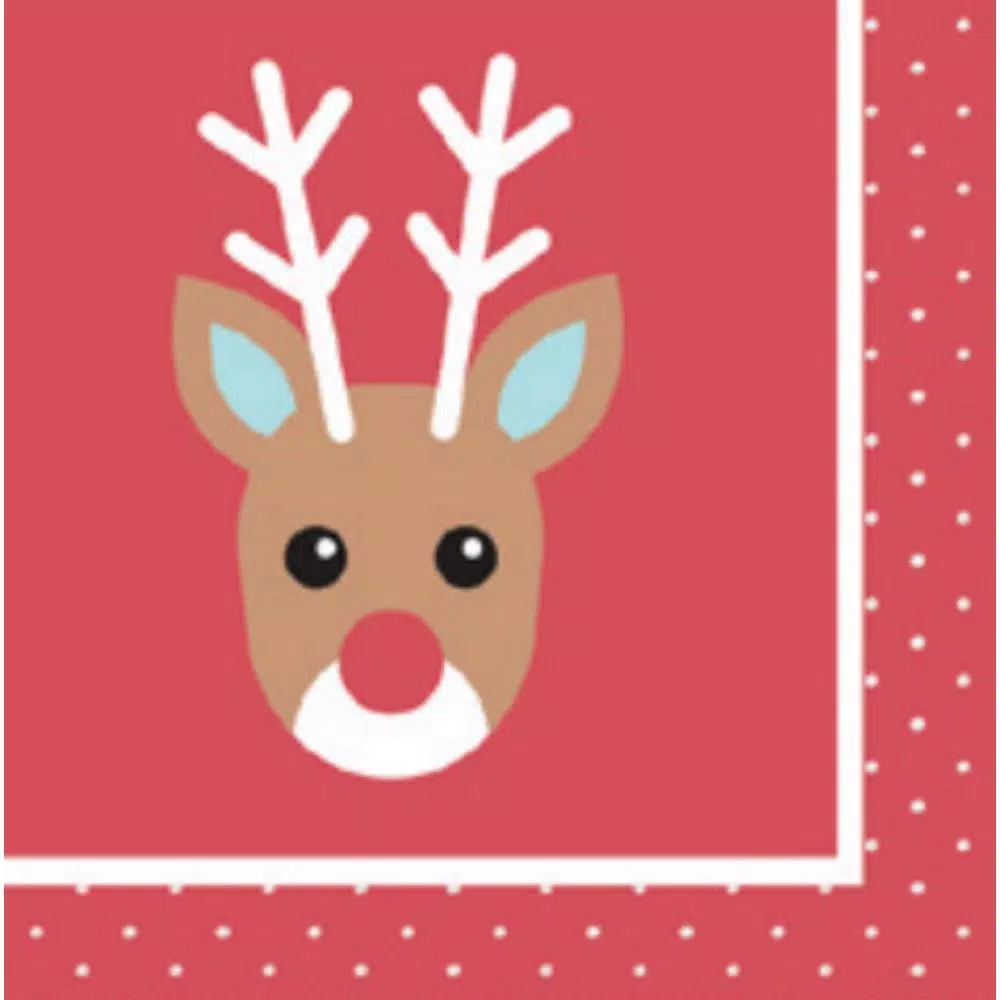 Sugar Plum Party SugarPlum Holly Jolly Paper Lunch Napkins, 32-Piece Set