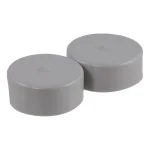 CURT 2.32" Bearing Protector Dust Covers, Gray Plastic (2-Pack) thumbnail 3