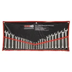 Grand Rapids Industrial Products Grip 24-Piece Chrome Plated Combination Wrench Set, Metric and SAE thumbnail 1