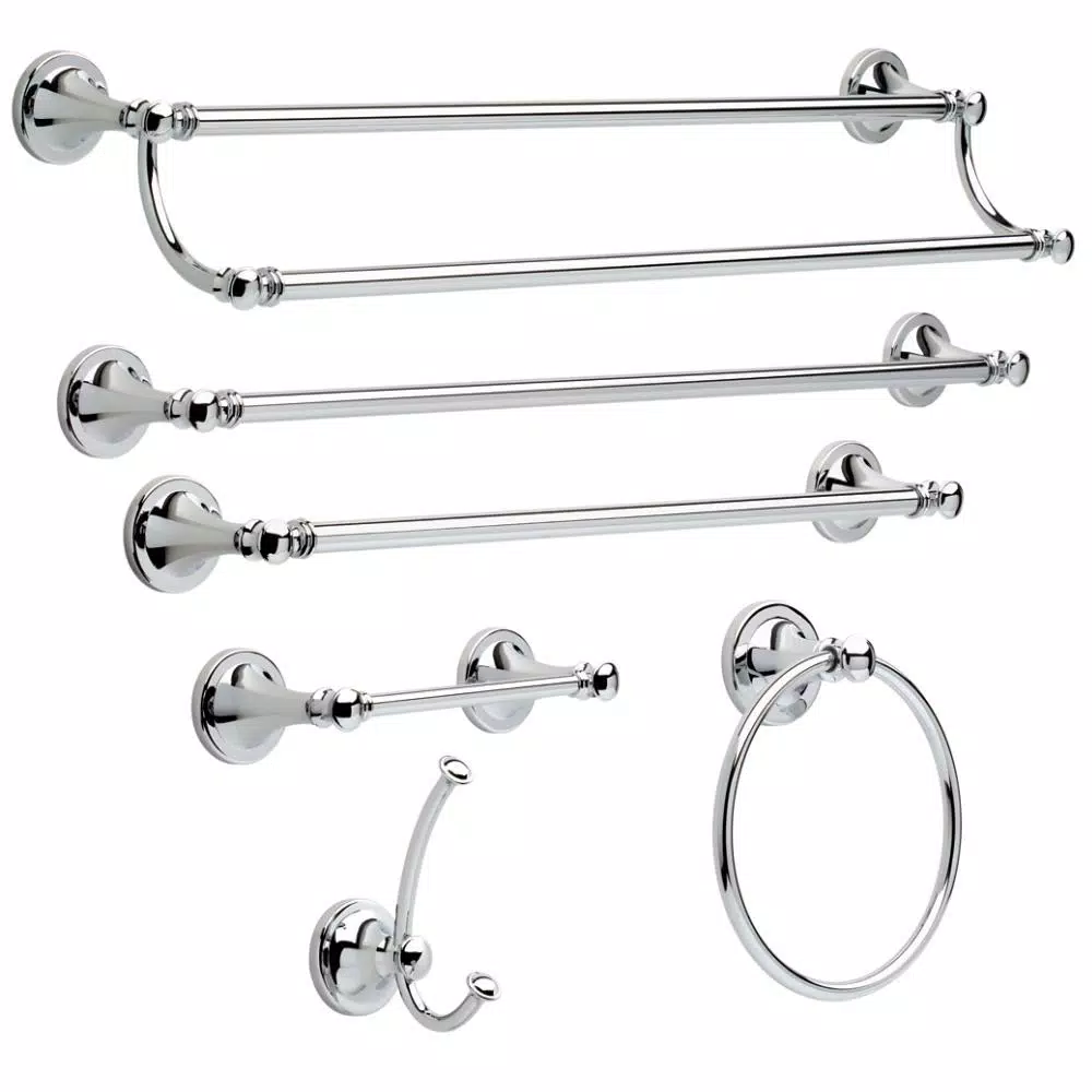 Delta Silverton 18 in. Single Towel Bar in Polished Chrome