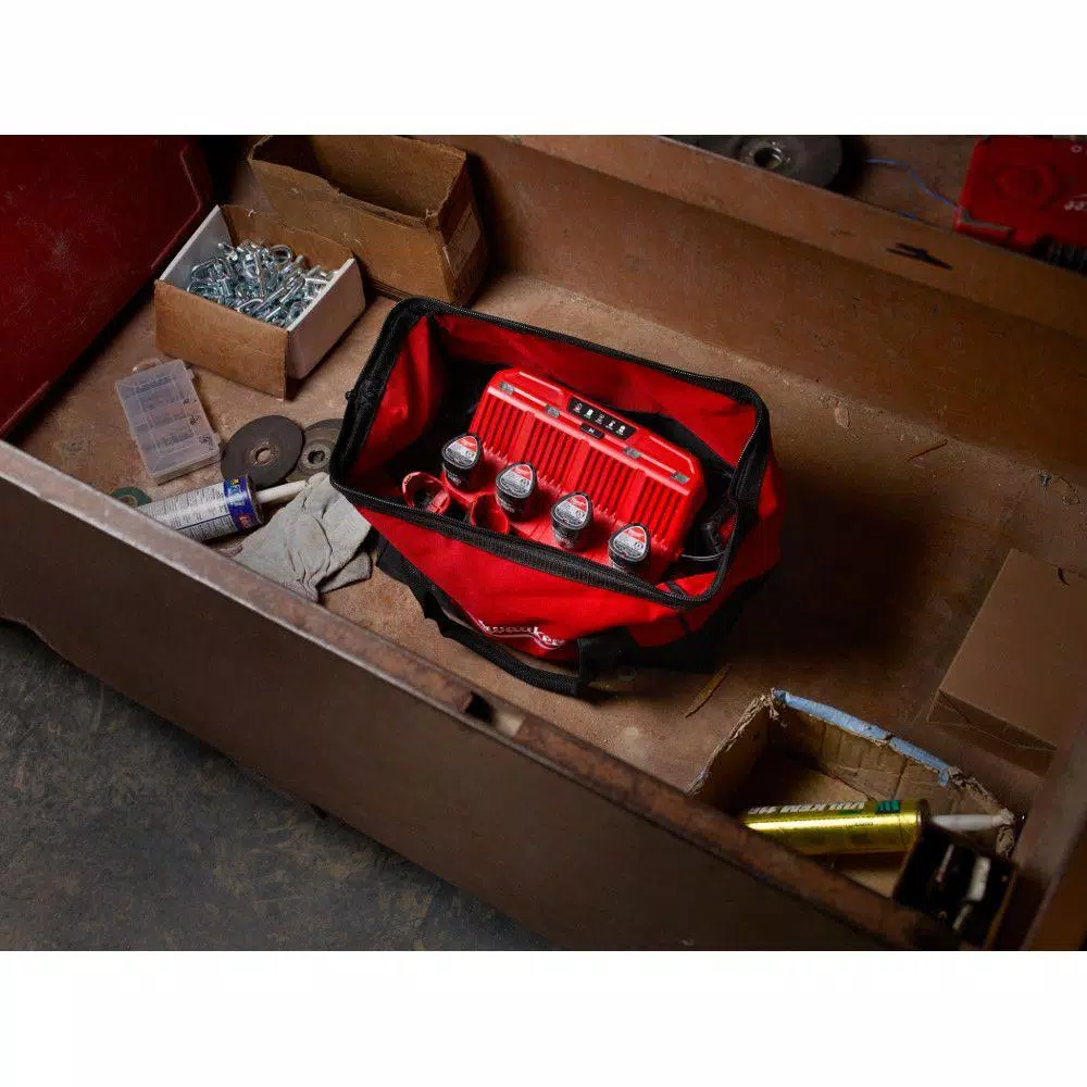 Milwaukee M12 12V Lithium-Ion 4-Port Sequential Battery Charger