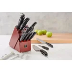 Henckels International Definition 12-Piece Knife Block Set with Hardwood Block thumbnail 1