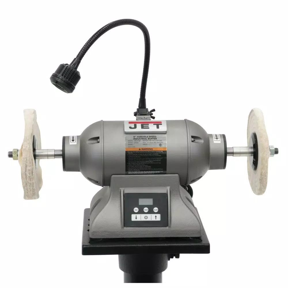 Jet IBG-8VSB 8 in. Variable Speed Industrial Bench Buffer, 1 HP