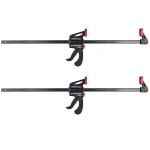 POWERTEC 24 in. Quick Release Ratcheting Bar Clamp and 30 in. Spreader Set, 2-Pack thumbnail 1