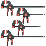 BESSEY EHK Series Trigger Clamp Set, 4-Piece (Includes EHKM06 and EHKM12) thumbnail 1
