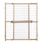 Unbranded North States Extra-Wide Wire Mesh Pressure Mount Gate, 32 in. High, White thumbnail 1