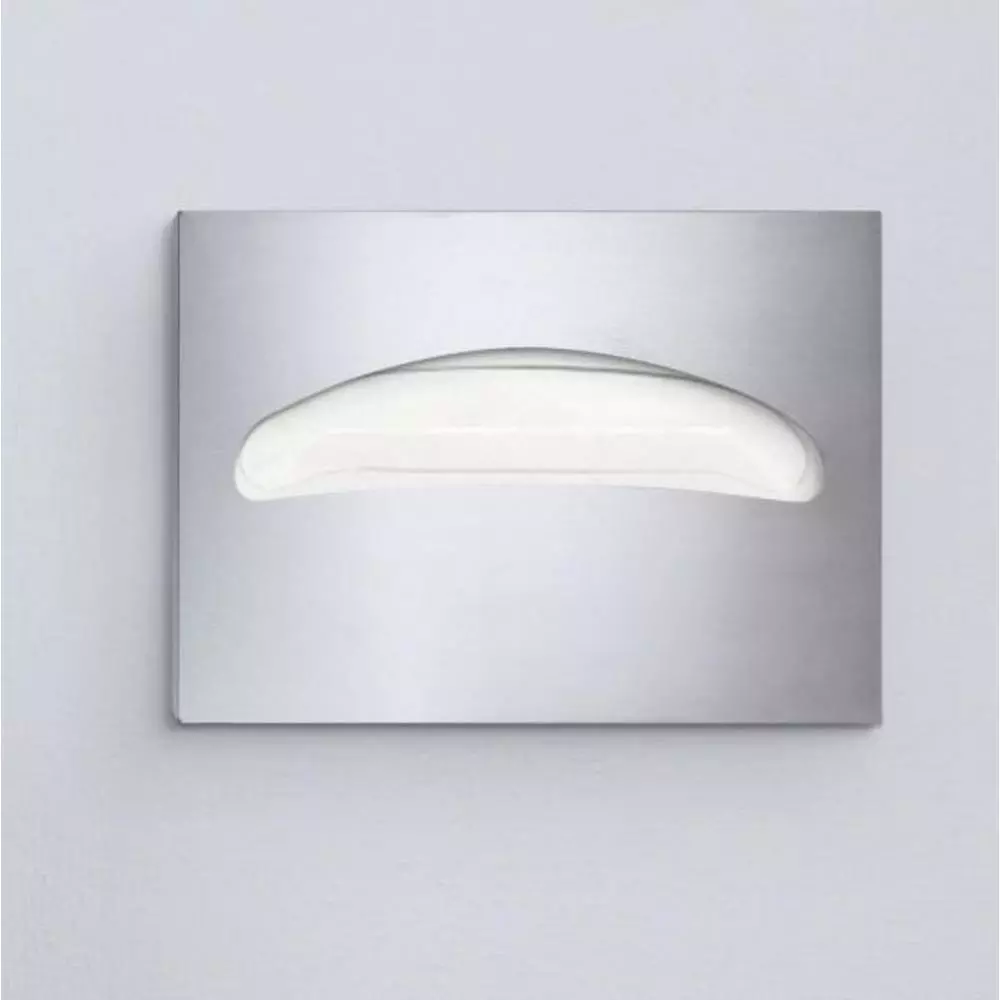 Alpine Industries Stainless Steel Brushed Half-Fold Toilet Seat Cover Dispenser