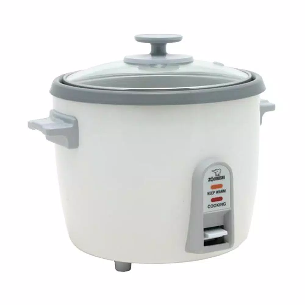 Zojirushi 6-Cup White Rice Cooker and Steamer with Stainless Steel Steaming Tray