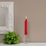 ROOT CANDLES A.I. Root 7 in. Timberline Collenette Red Taper Candles, Box of 4 thumbnail 2