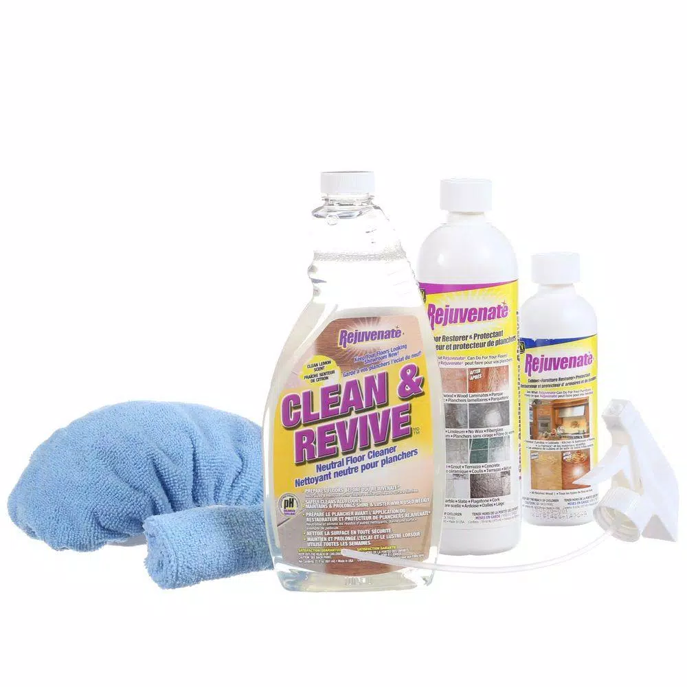 Rejuvenate Floor Renewer System, 16 oz. Liquid Floor Restorer and Protector