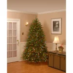 Unbranded 7.5 ft. Dunhill Fir Pre-Lit Artificial Christmas Tree with 700 Dual Color LED Lights thumbnail 8