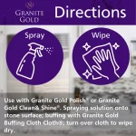 Granite Gold Polish Buffing Cloths, 12 x 12 in., Purple (3-Pack) thumbnail 7