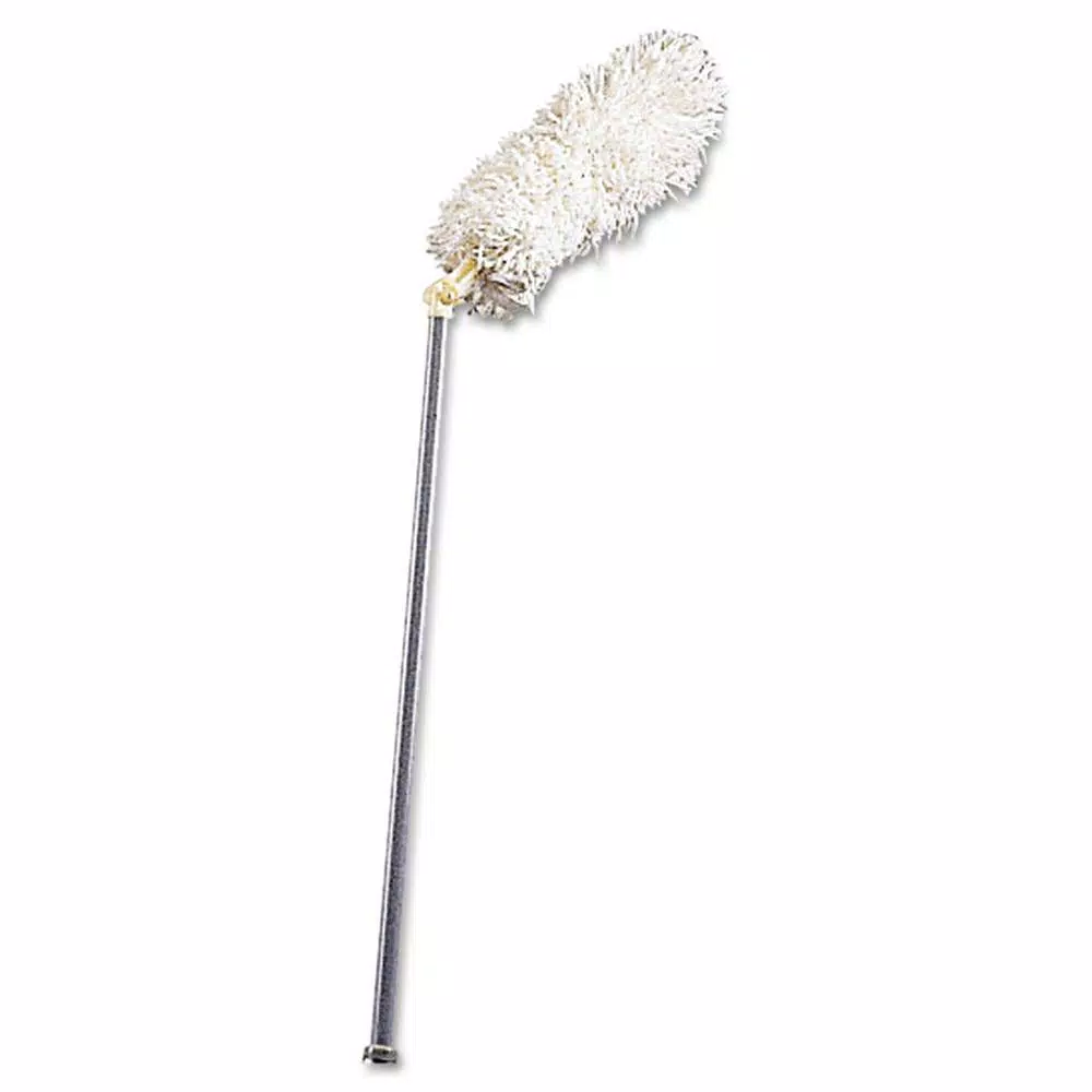 Rubbermaid Commercial Products Overhead Dusting Tool with 51" Handle and Launderable Angled Head
