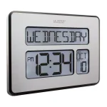 La Crosse Technology Atomic Full Calendar Digital Wall Clock with Extra Large Digits and Backlight thumbnail 7
