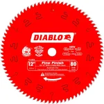 Diablo 12 in. x 80-Tooth Fine Finish Carbide Circular Saw Blade thumbnail 1