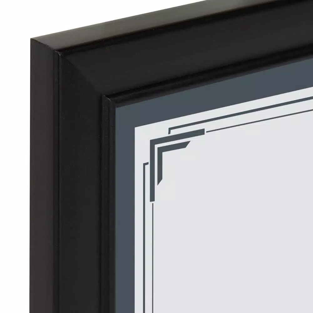 DesignOvation Design Ovation Cornell 8.5 x 11 in. Black Document Picture Frame Set of 4