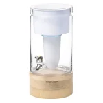 Zero Water ZeroWater 30 Cup Glass Water Filter Pitcher Dispenser with Wooden Base and Ready-Pour Technology thumbnail 3